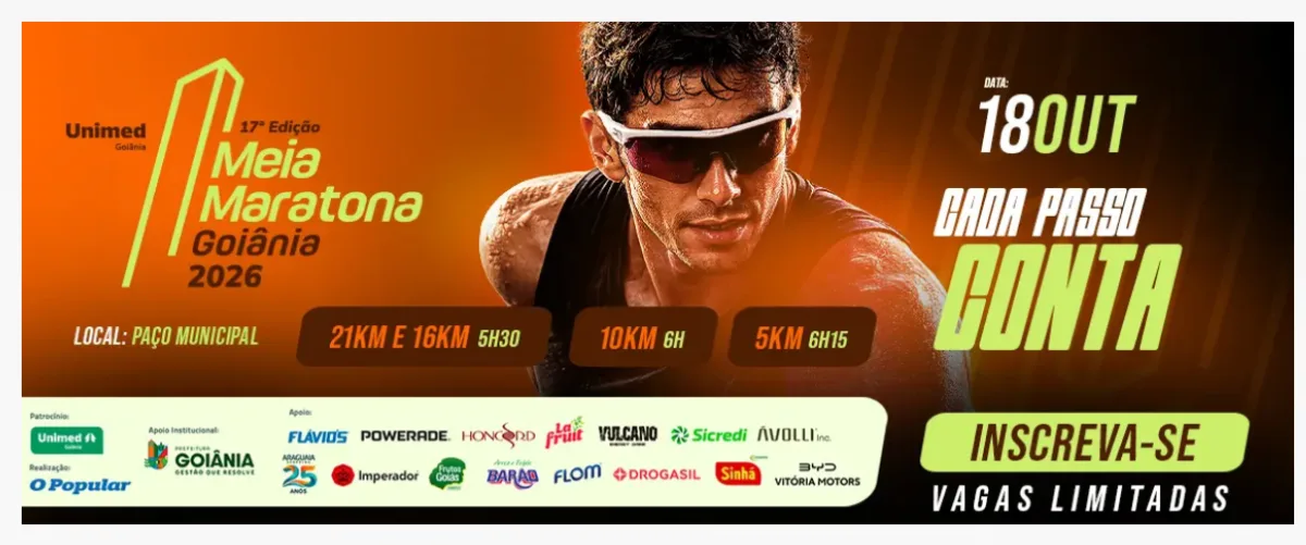 MEIA MARATONA DE GOIÂNIA 2026
